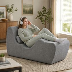 Ergonomic S-Curve Floor Lounger for Ultimate Comfort