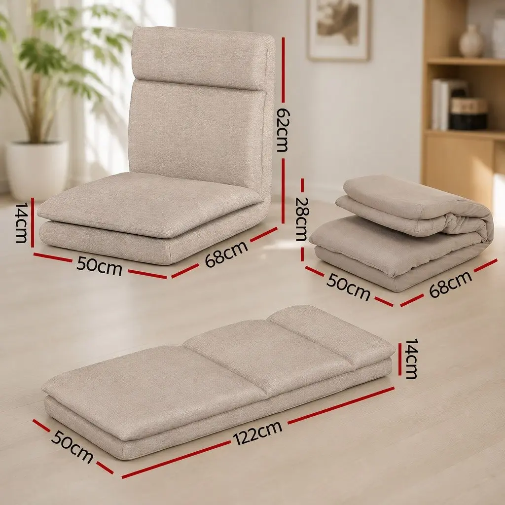 Foldable Floor Chair Sofa Recliner