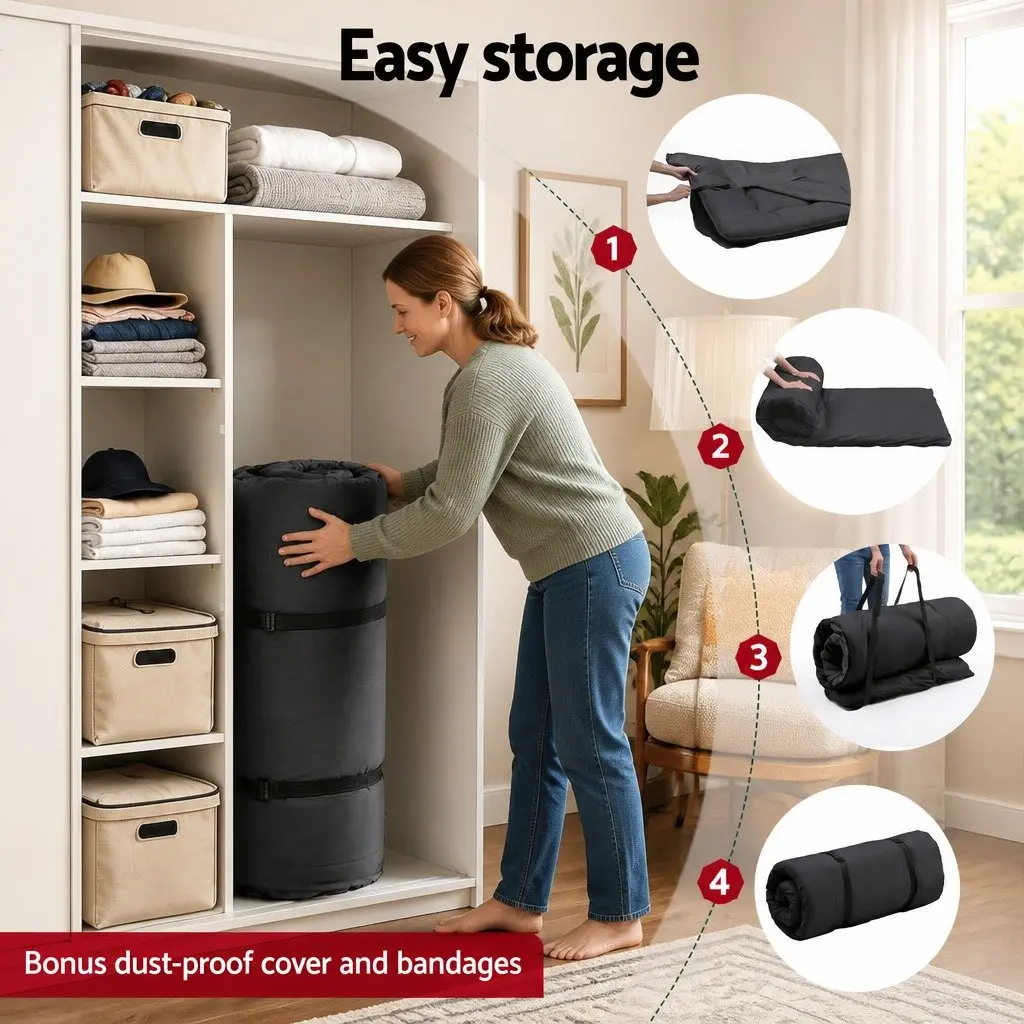 Foldable 10cm Japanese Floor Mattress for Comfort