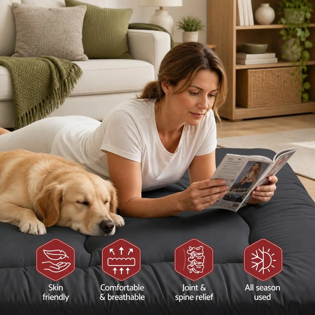 Foldable 10cm Japanese Floor Mattress for Comfort