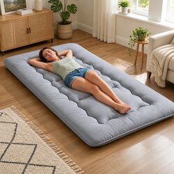 Comfortable Japanese Floor Mattress with Washable Cover