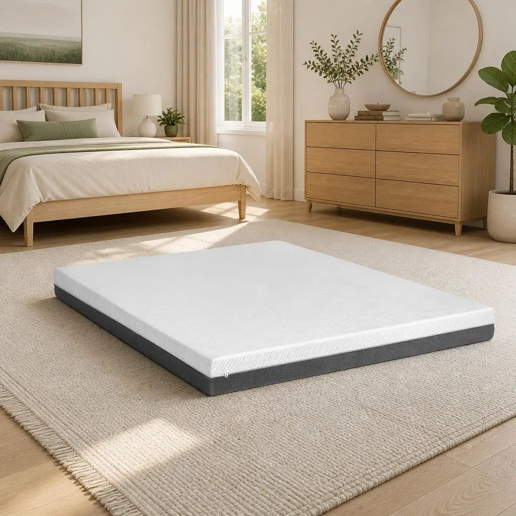Cool Gel Memory Foam Mattress King Bed 15cm Dual Firmness