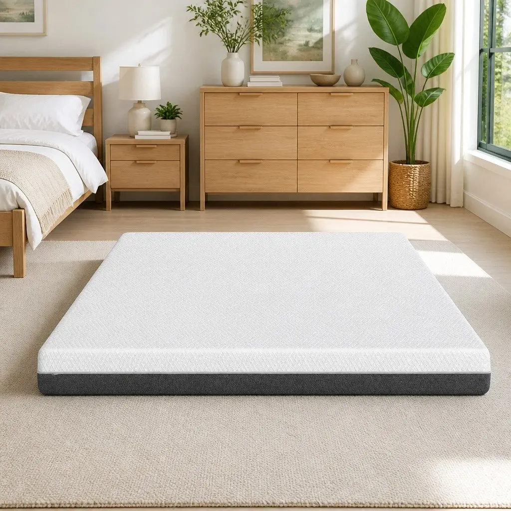 Cool Gel Memory Foam Mattress King Bed 15cm Dual Firmness
