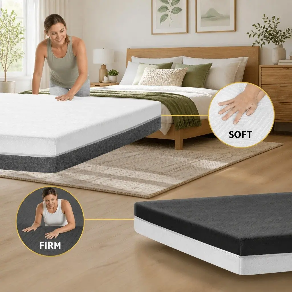 Queen Memory Foam Mattress 15cm with Cooling Gel