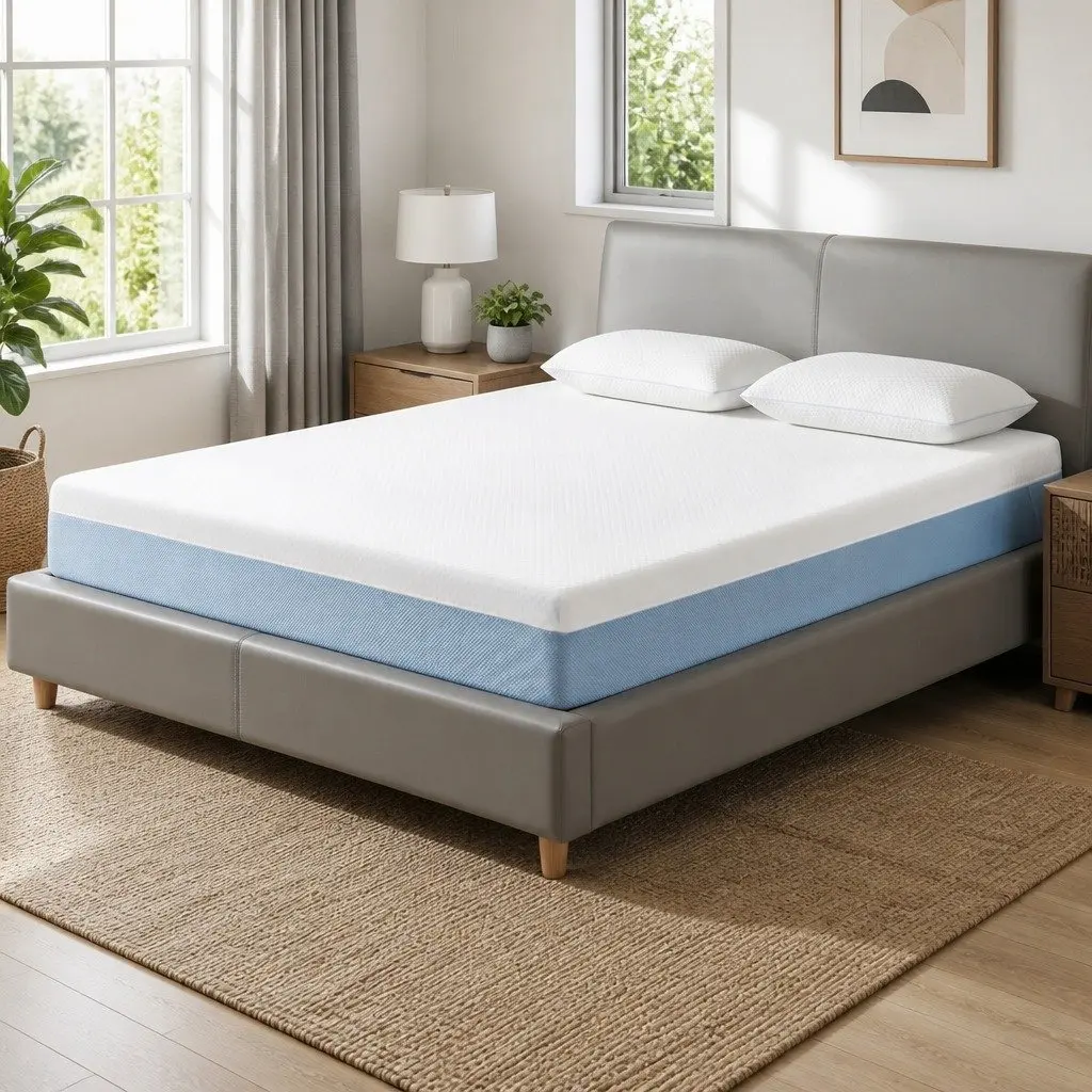 Double Memory Foam Mattress 22cm Cooling Gel Medium Firm