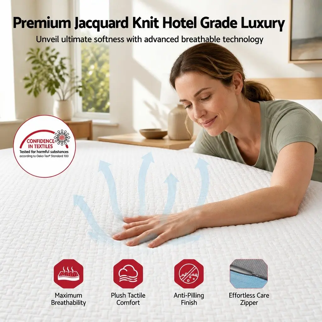 Double Memory Foam Mattress 22cm Cooling Gel Medium Firm