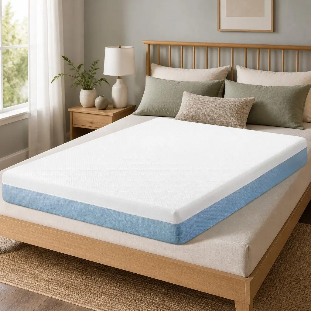 Double Memory Foam Mattress 22cm Cooling Gel Medium Firm