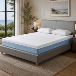 Queen Memory Foam Mattress 22cm Cooling Gel Topper