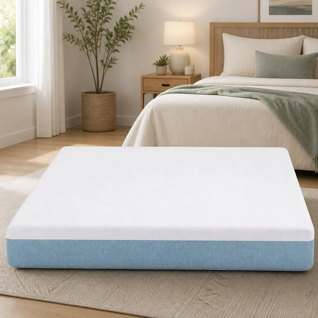 Queen Memory Foam Mattress 22cm Cooling Gel Topper