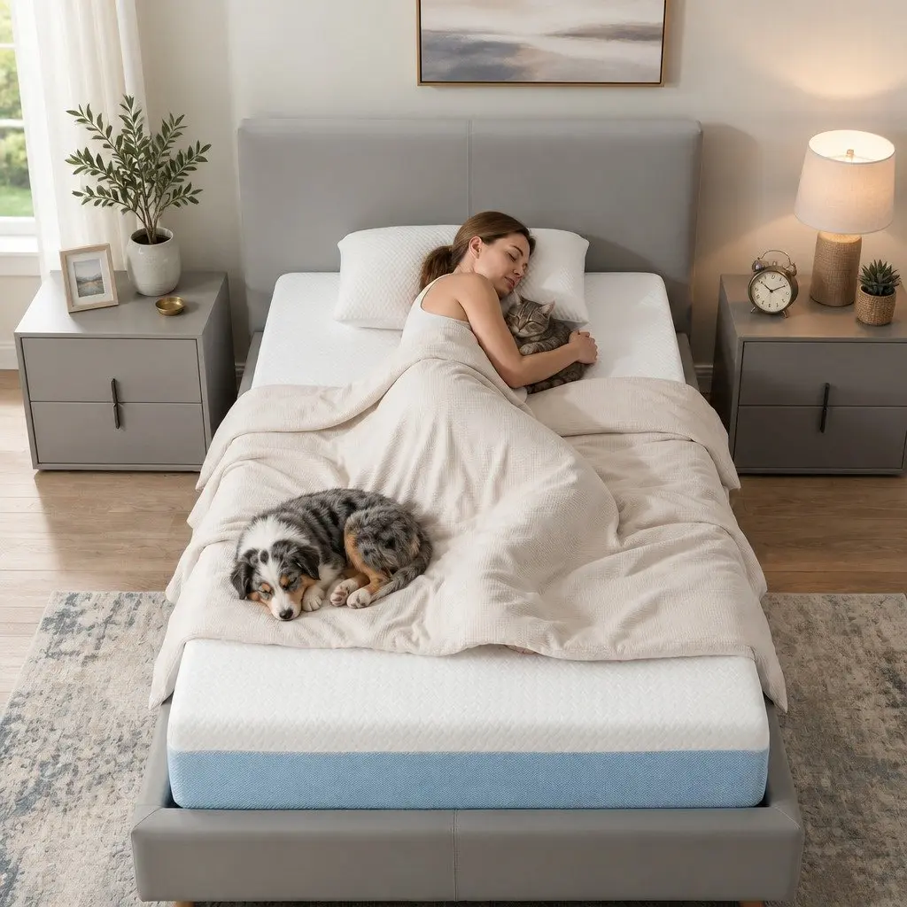 Cooling Gel Memory Foam Mattress Single 22cm