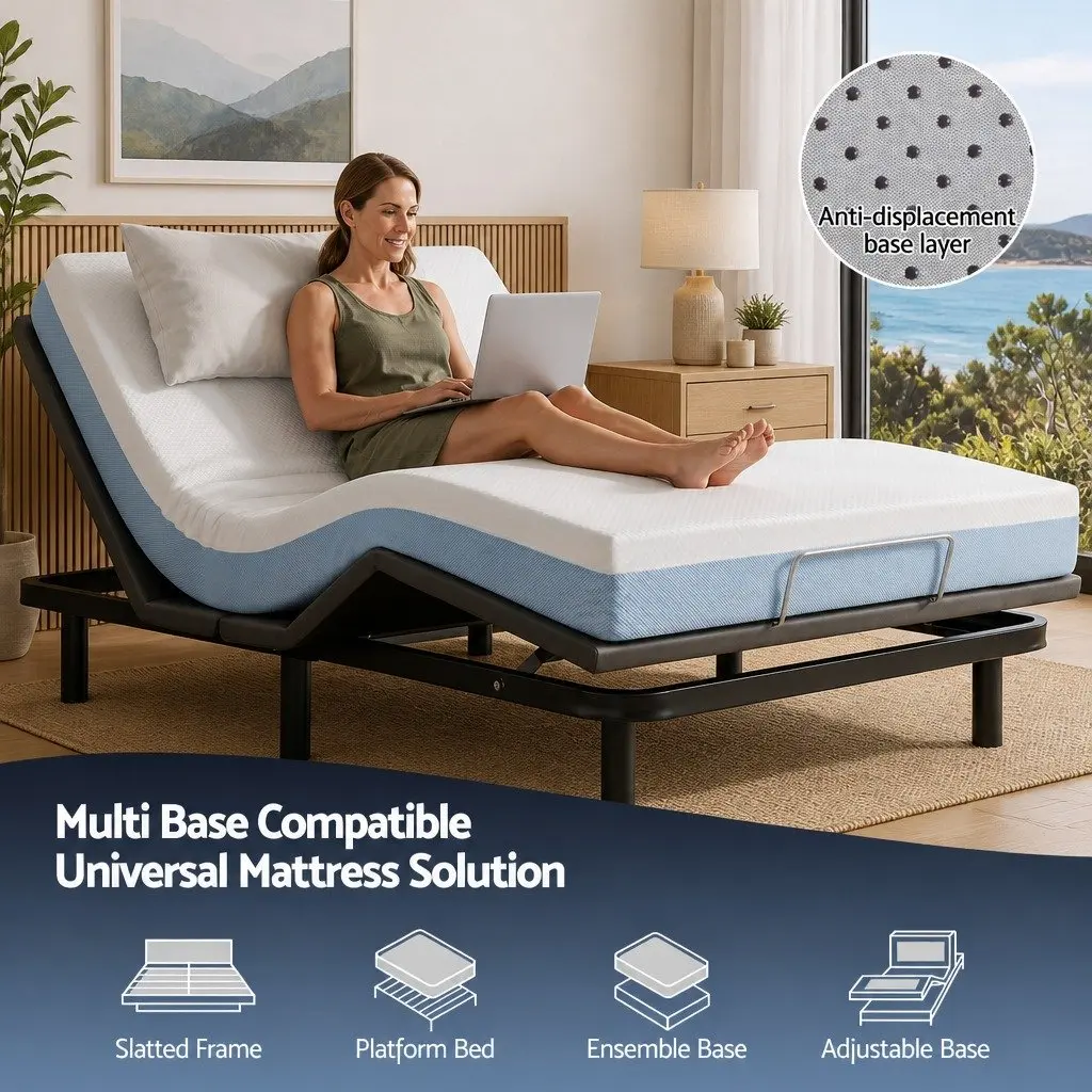 Cooling Gel Memory Foam Mattress Single 22cm