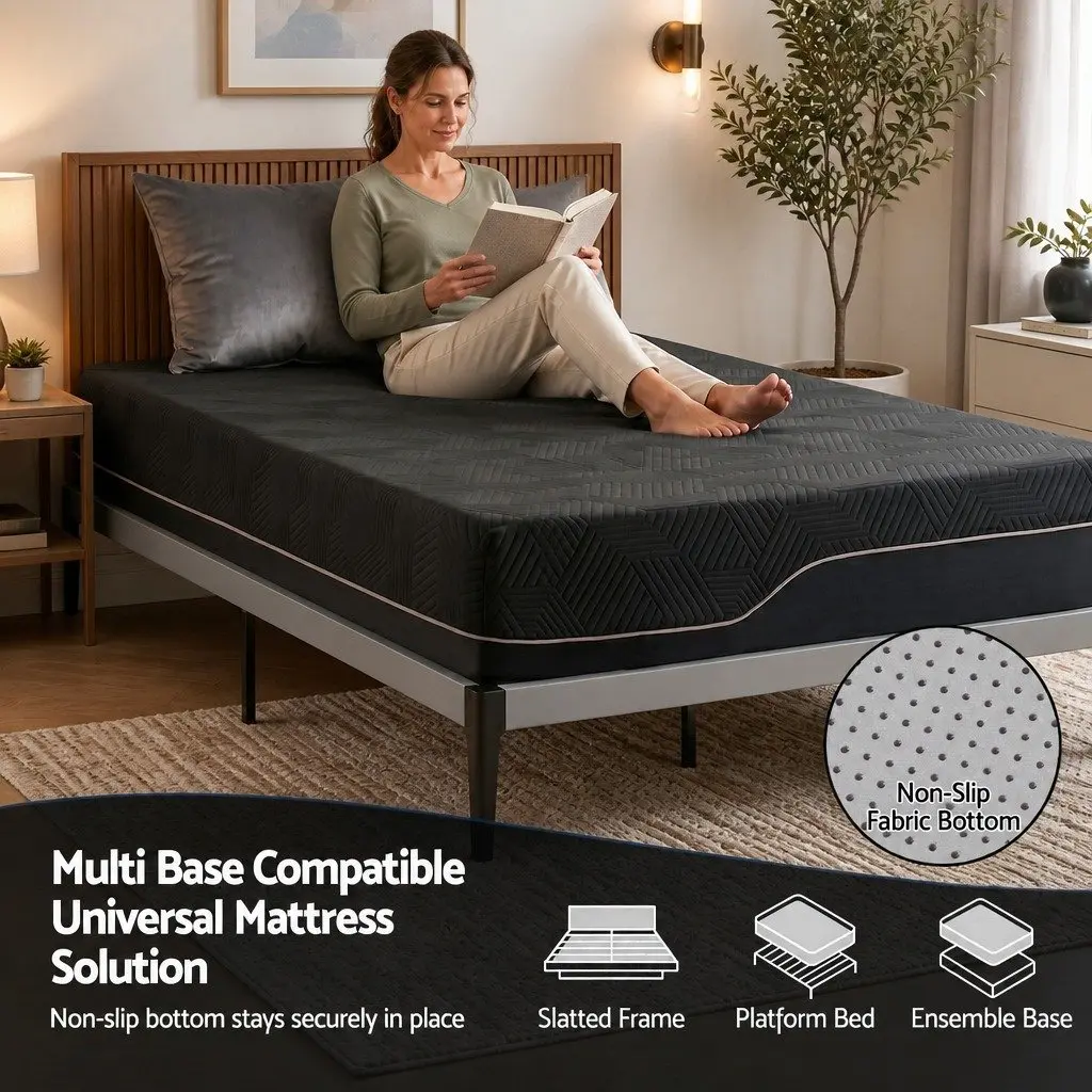 Cooling Memory Foam Mattress King Single 30cm Medium Firm