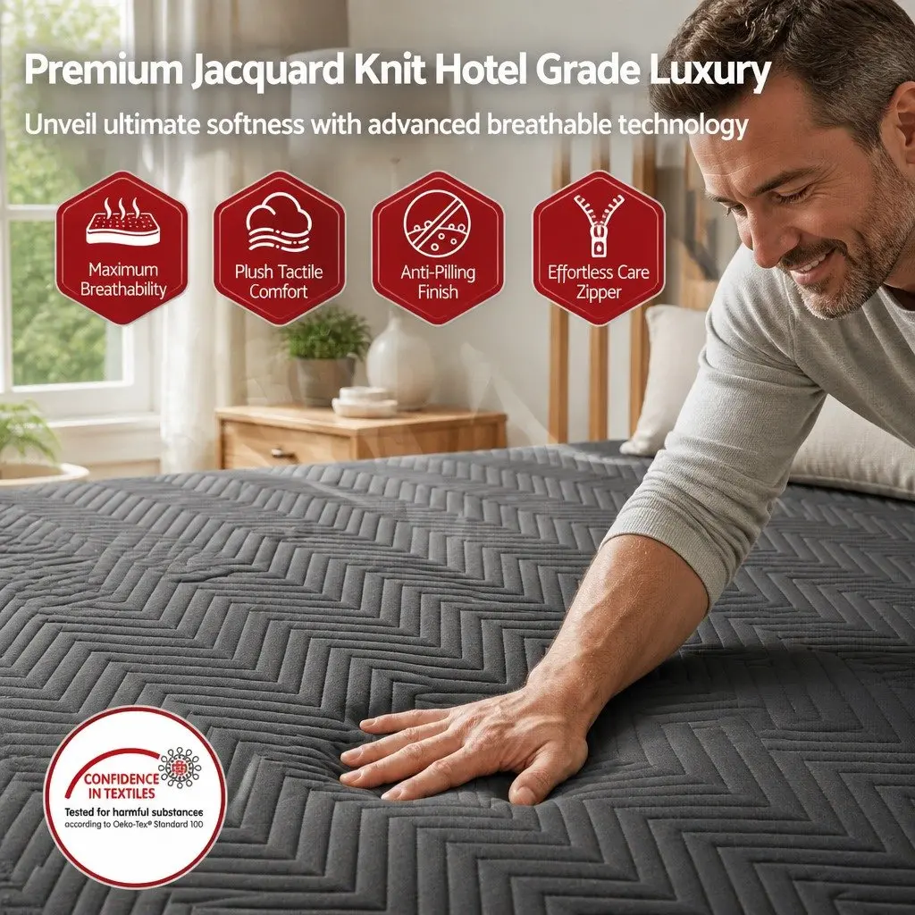 Double Cooling Memory Foam Mattress 30cm Comfort Bed