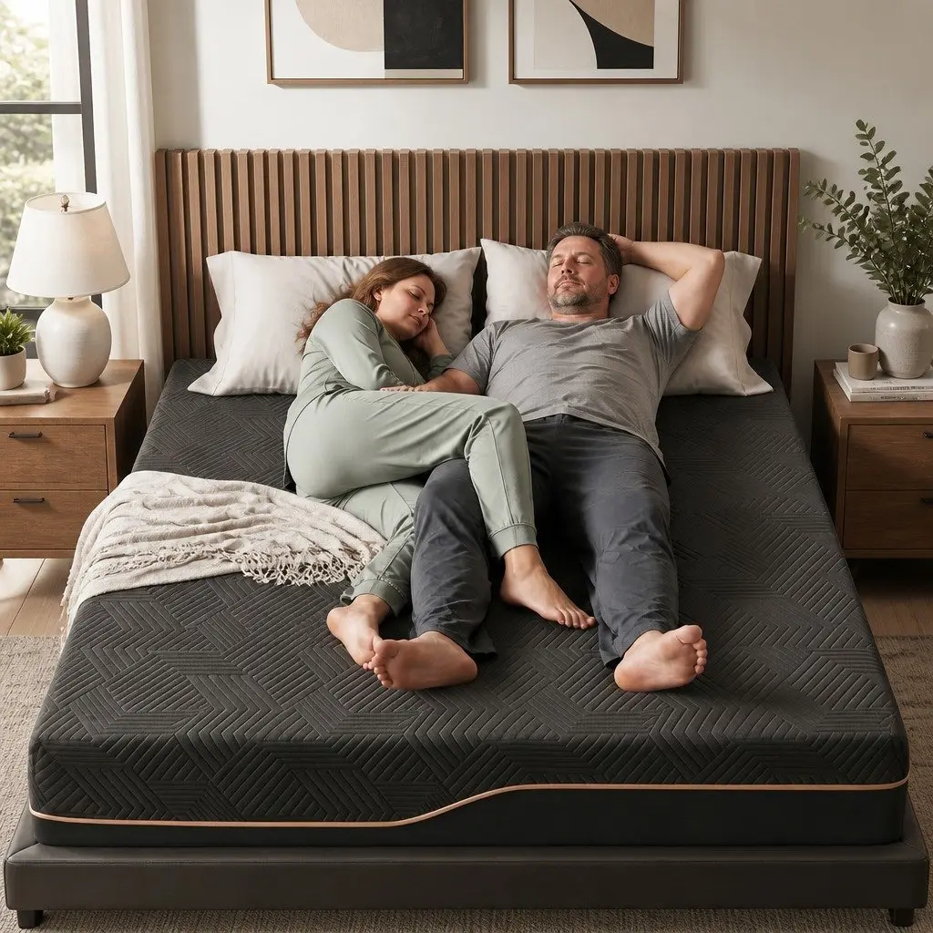 Double Cooling Memory Foam Mattress 30cm Comfort Bed
