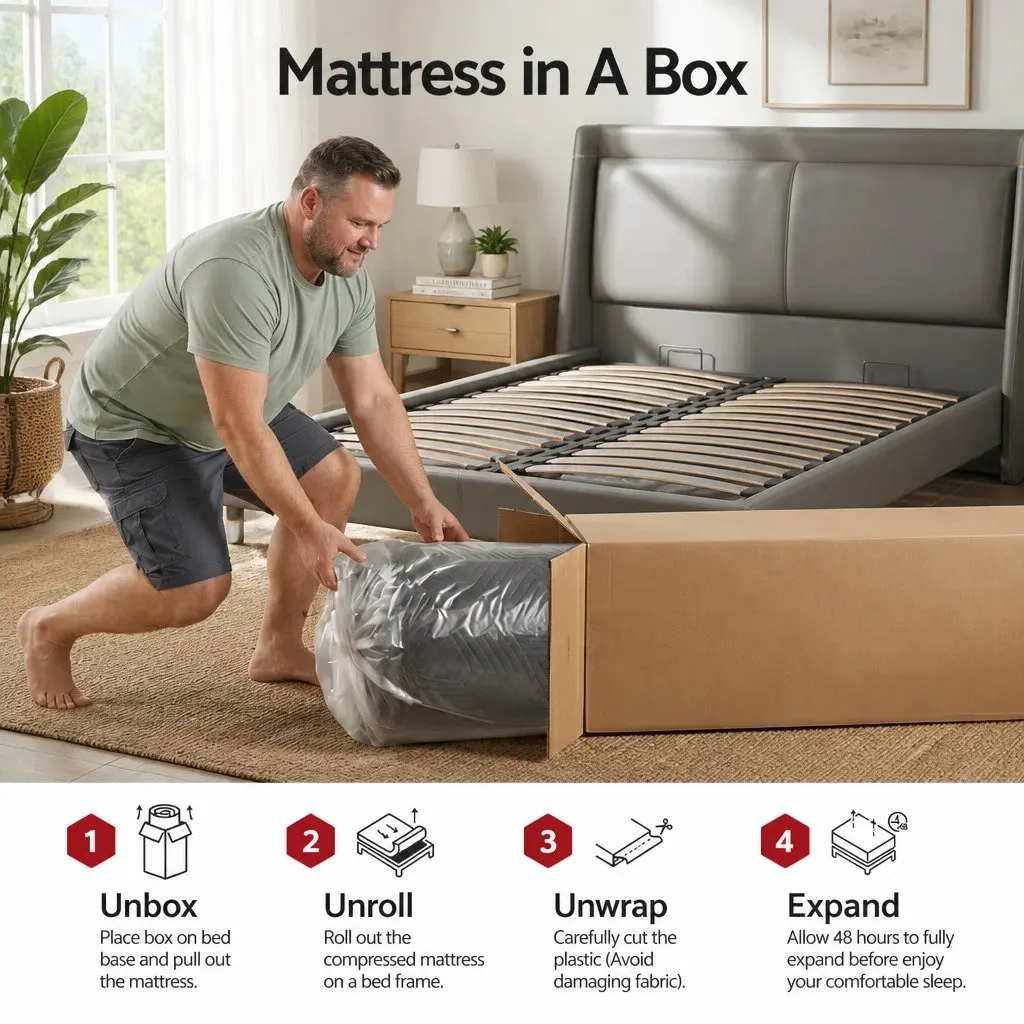 Queen Size Memory Foam Mattress 30cm Gel Cooling Comfort