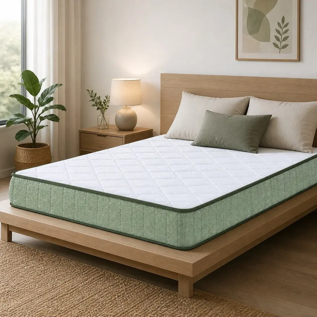 Queen Memory Foam Mattress with Dual Layer Zipped Cover