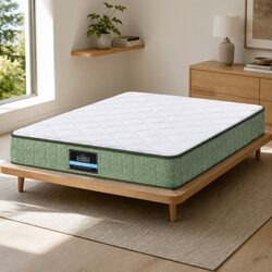 Queen Memory Foam Mattress with Dual Layer Zipped Cover