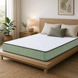 Queen Memory Foam Mattress with Dual Layer Zipped Cover