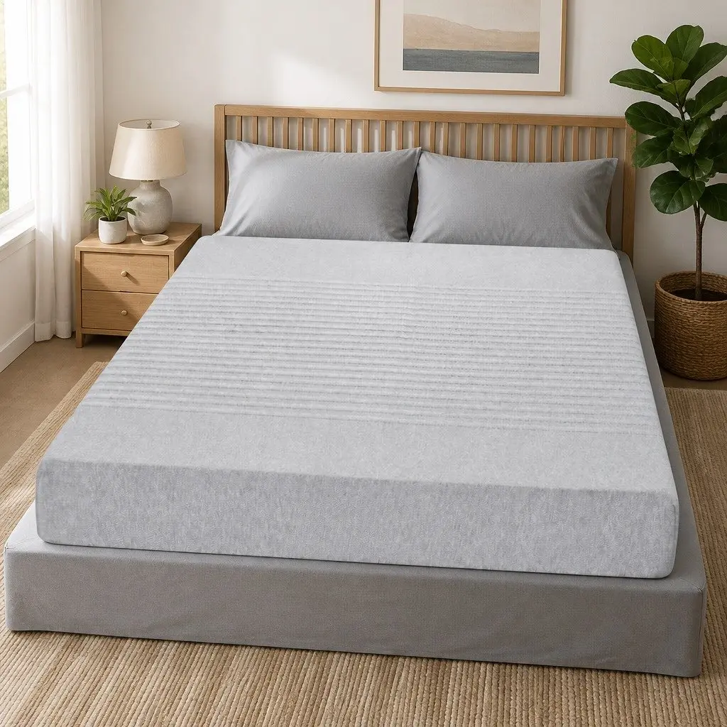 King Single 15cm Memory Foam Mattress with Bamboo Cover