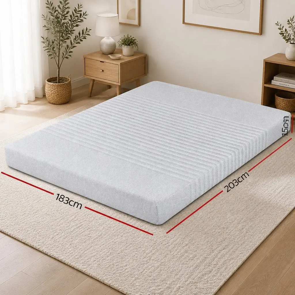 King Size Memory Foam Mattress with Cooling Gel 15cm