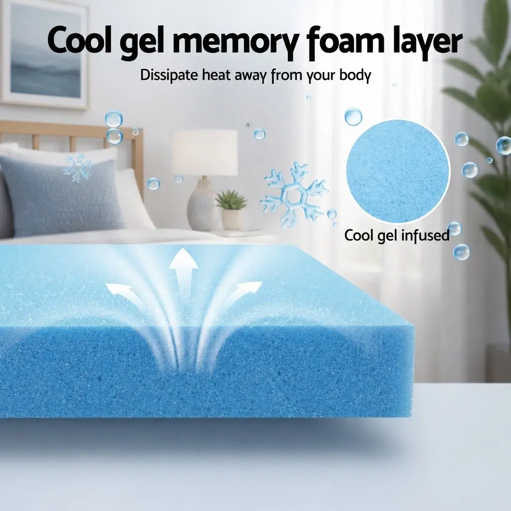 15cm Queen Memory Foam Mattress with Bamboo Cover