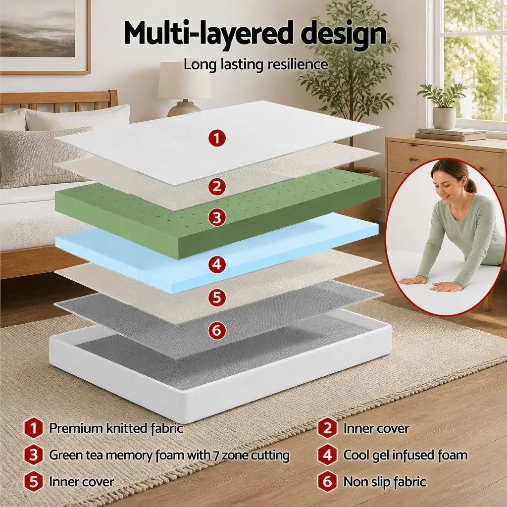 20cm King Single Non-Spring Memory Foam Mattress