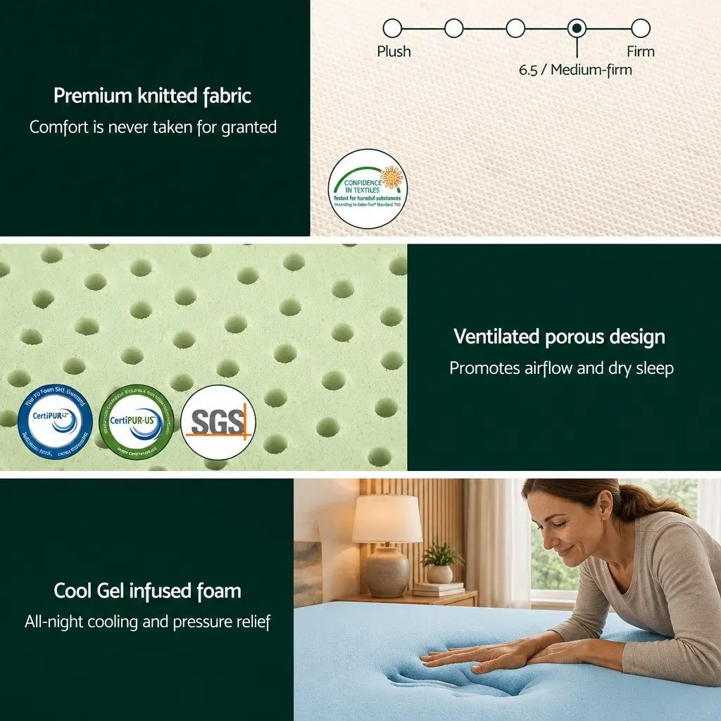 20cm King Single Non-Spring Memory Foam Mattress
