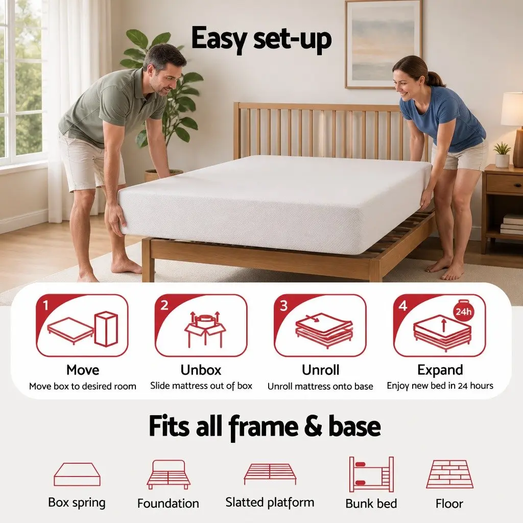 20cm King Single Non-Spring Memory Foam Mattress