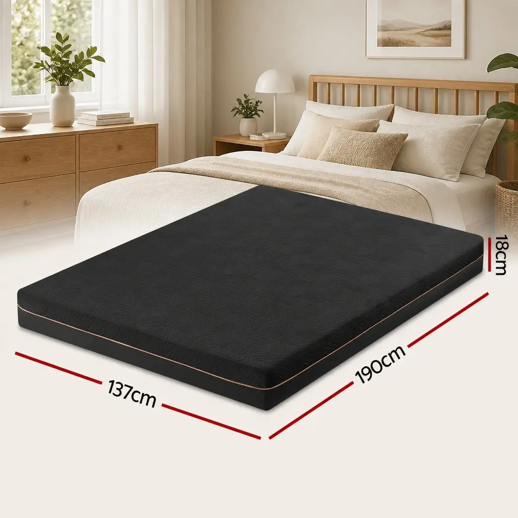 Double Memory Foam Mattress 18cm Cooling Gel