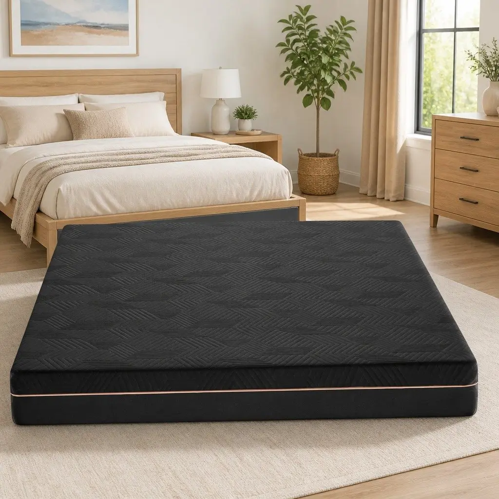King Size Memory Foam Mattress with Cooling Gel and Green Tea