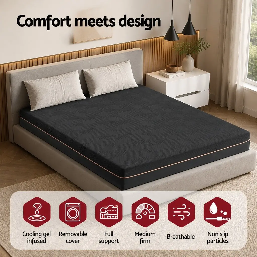 Queen Memory Foam Mattress with Cool Gel and Green Tea