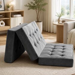 Double Folding Mattress for Guests and Lounging