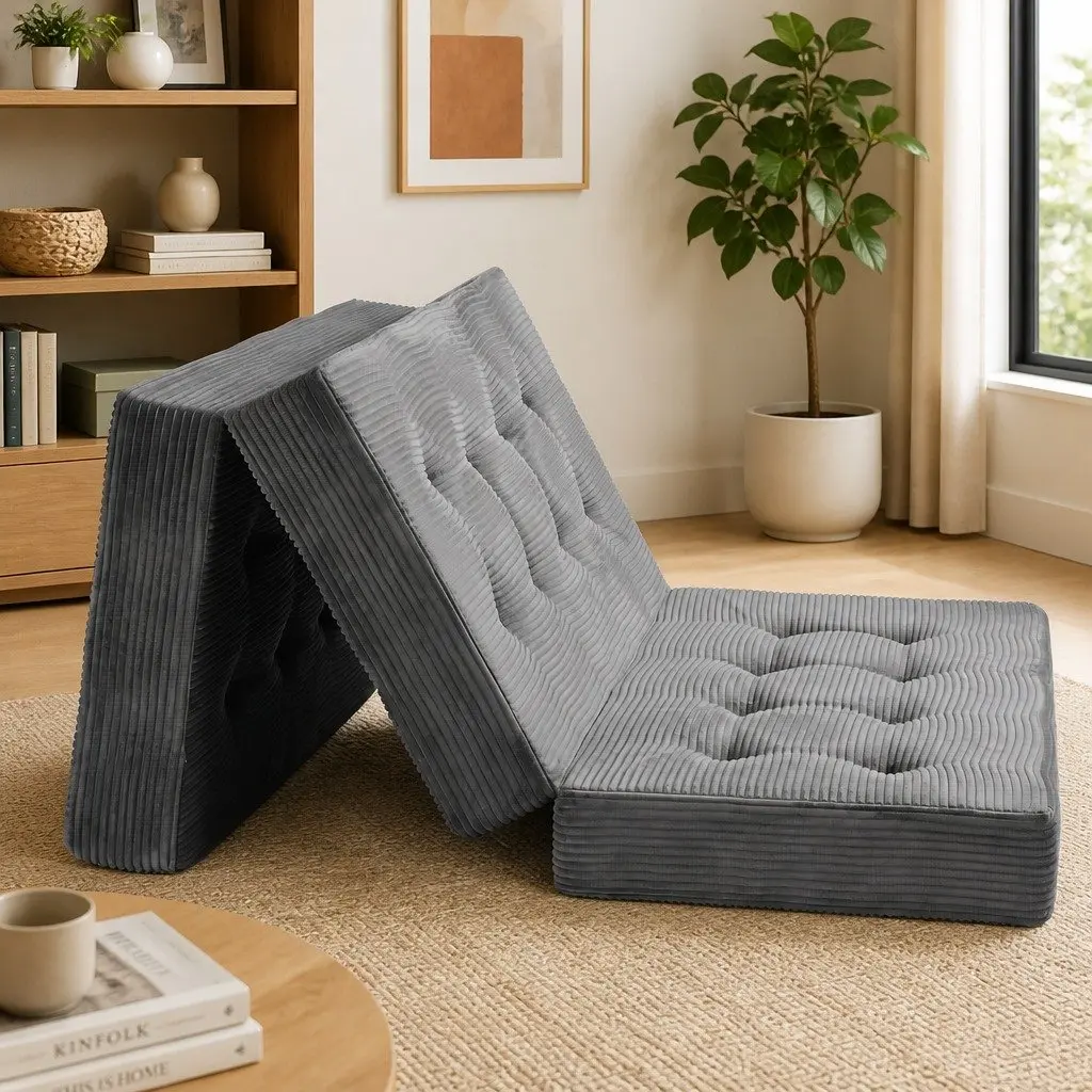 Double Folding Mattress for Guests and Lounging