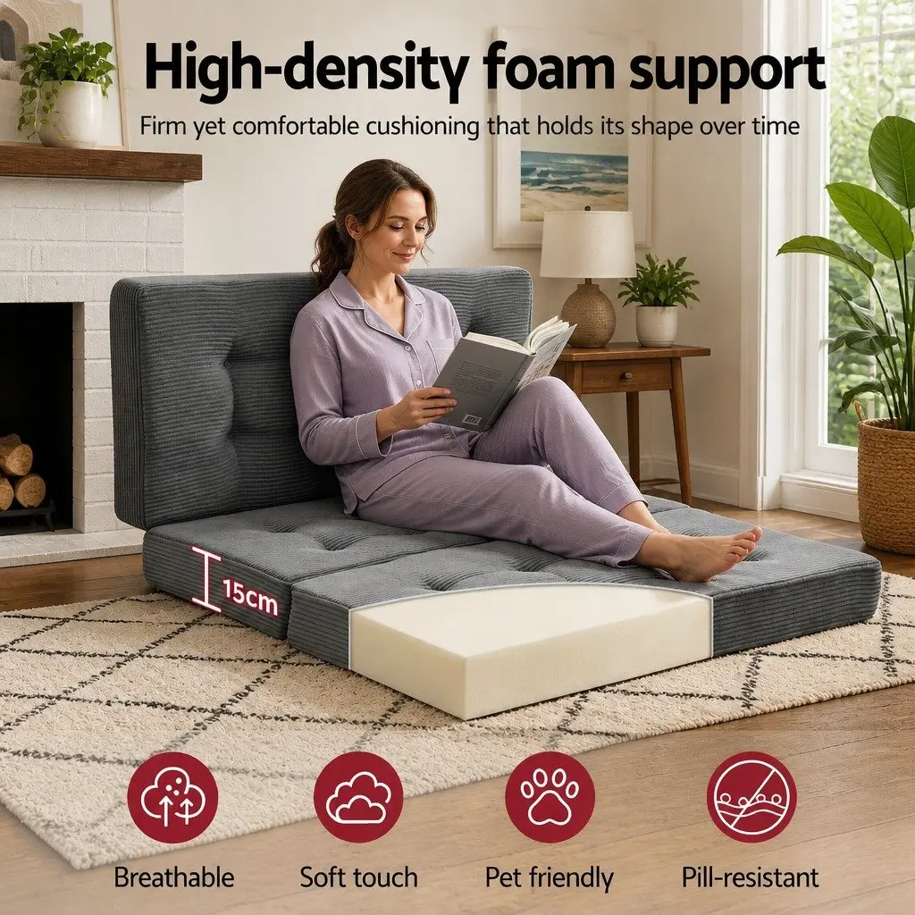 Double Folding Mattress for Guests and Lounging