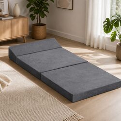 Trifold Sofa Bed Mattress for Guests and Travel