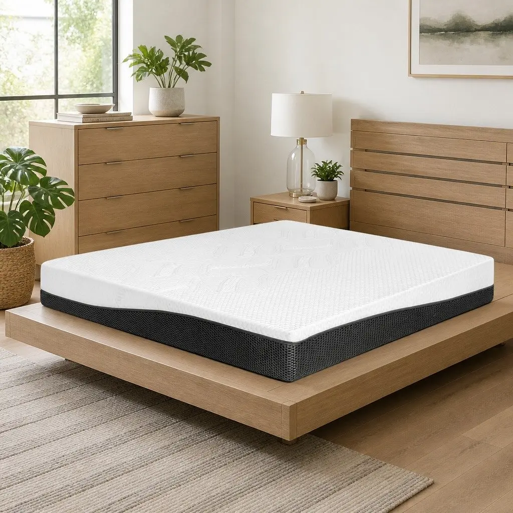 Queen Memory Foam Mattress 21cm with Cool Gel Layer