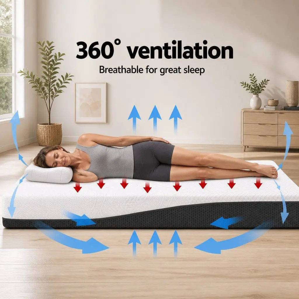 Queen Memory Foam Mattress 21cm with Cool Gel Layer