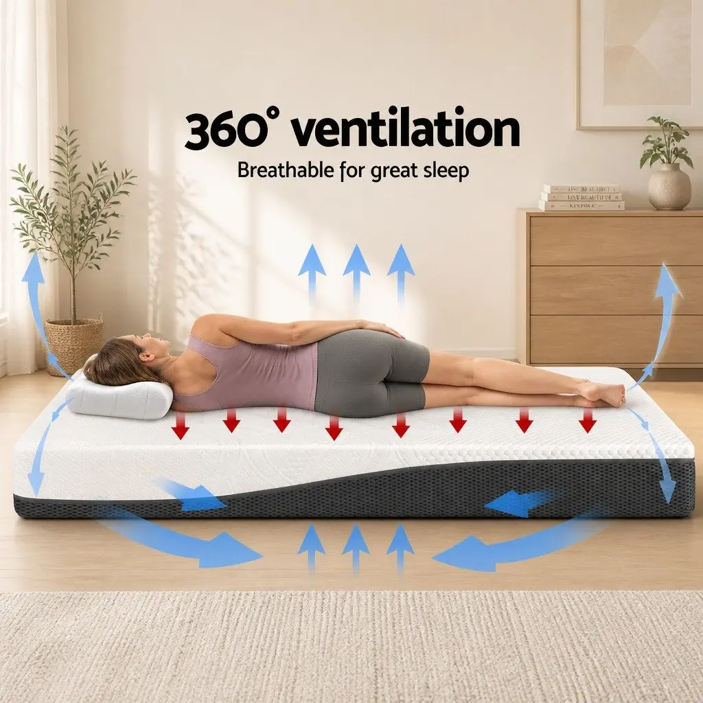 Single Memory Foam Mattress 21cm with Cool Gel