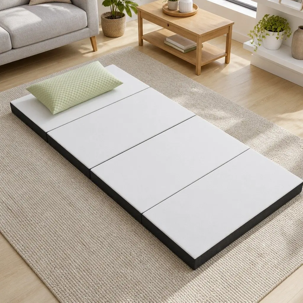 Grey Foldable Sofa Bed for Guests