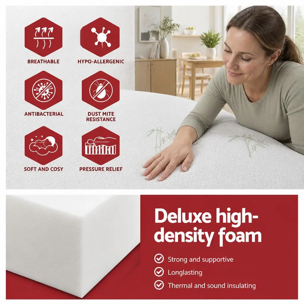 Foldable Foam Sofa Bed Mat Grey Single Convertible Couch Mattress