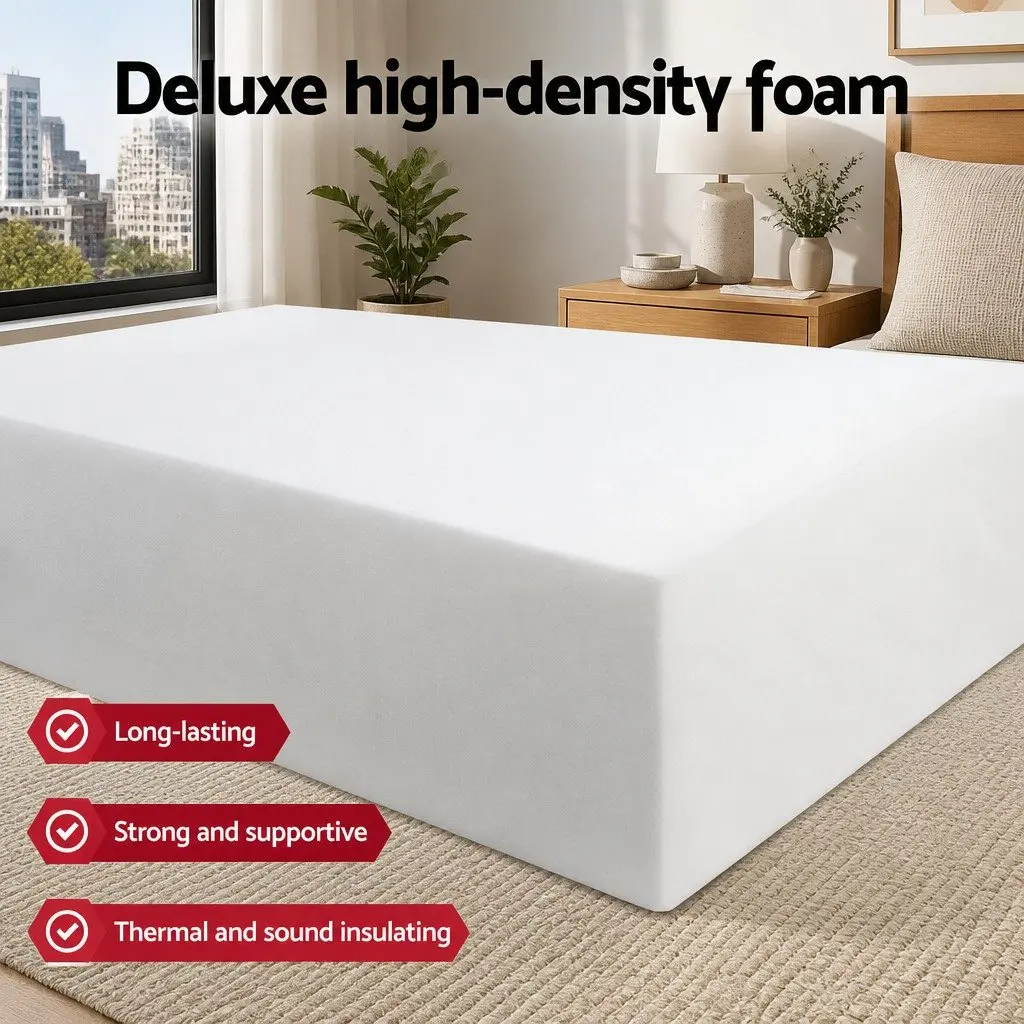 Queen Size Foldable Foam Mattress with Bamboo Cover
