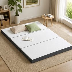 Comfortable 3-Fold Foldable Foam Mattress Chair