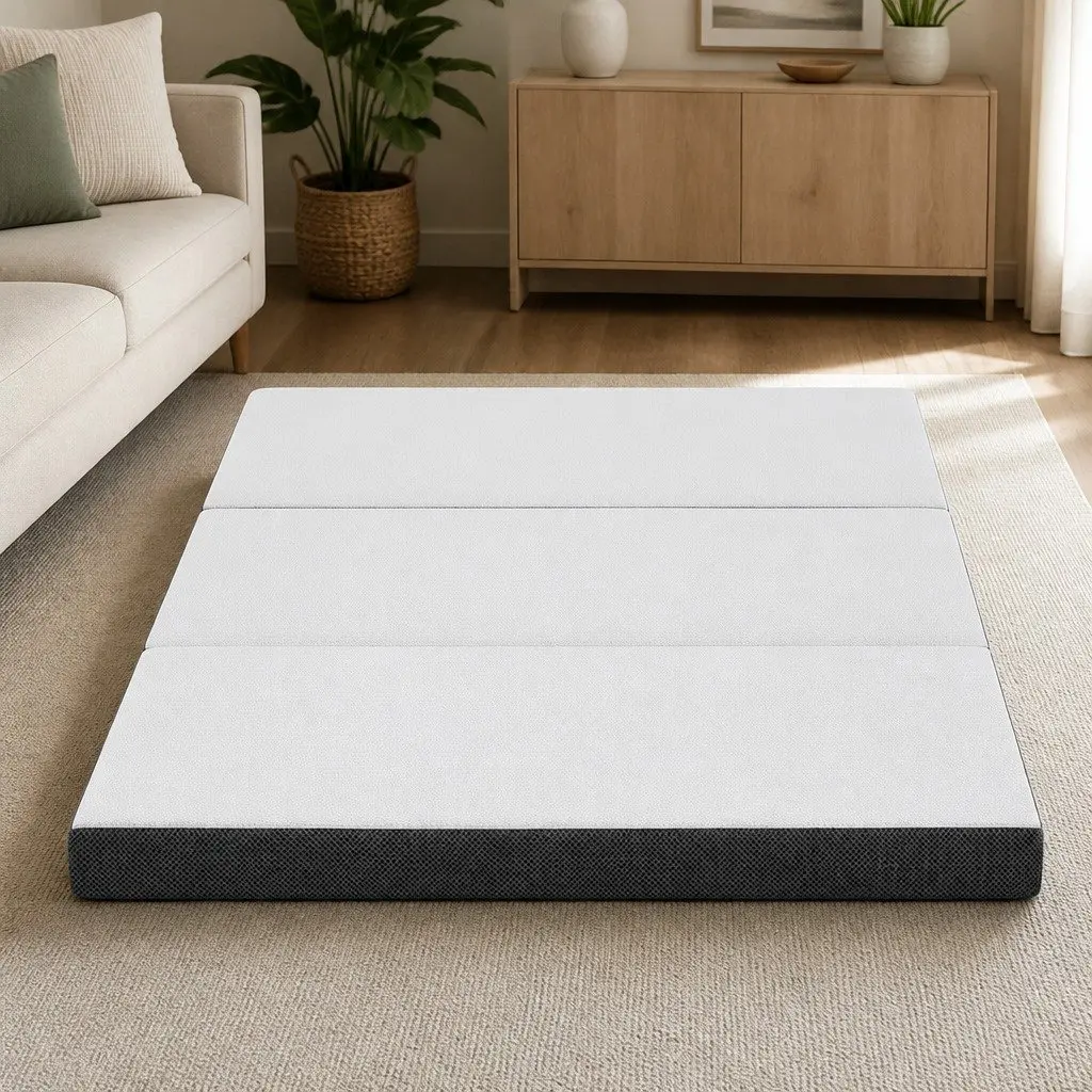 3-Fold Foldable Foam Mattress Chair