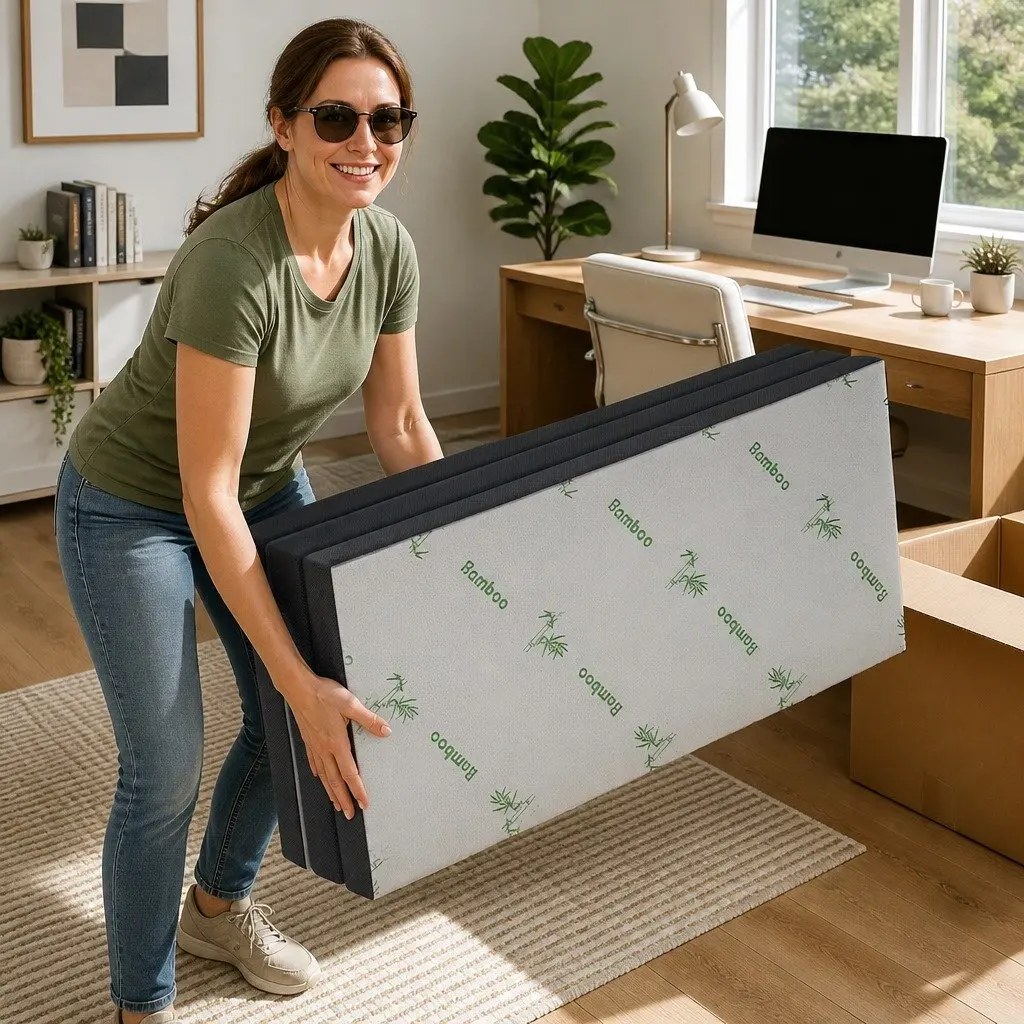 3-Fold Convertible Queen Mattress for Comfort and Versatility