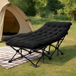 Comfortable Folding Bed with Mattress for Guests
