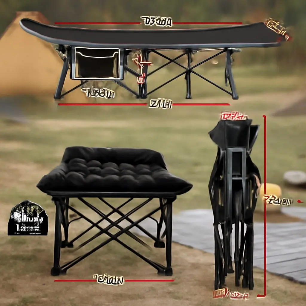 Folding Bed with Mattress for Guests