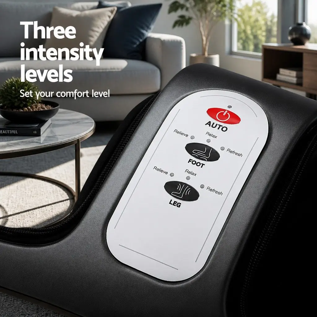 Shiatsu Electric Foot Massager with Calf Kneading