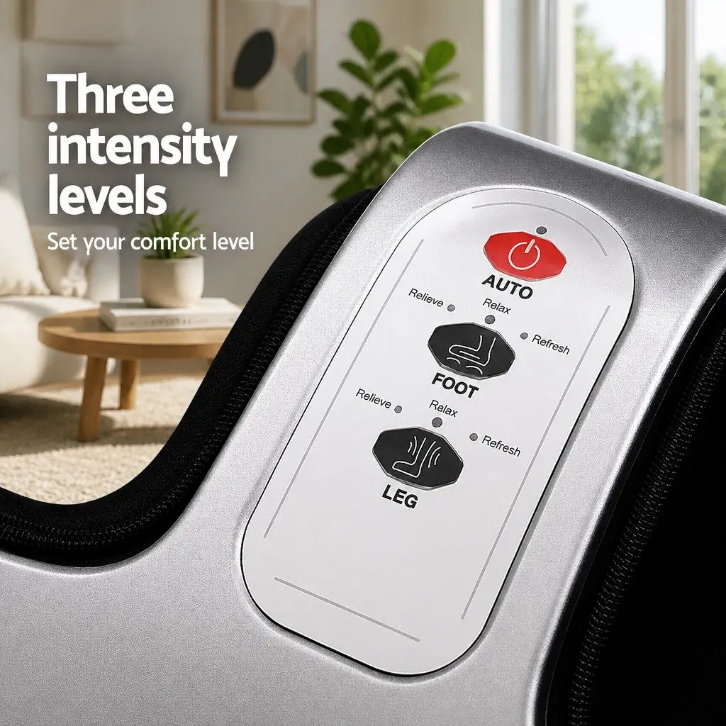 Electric Shiatsu Foot Massager with Calf Roller Therapy