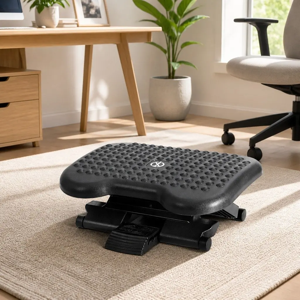 Adjustable Foot Rest Stool for Office Comfort
