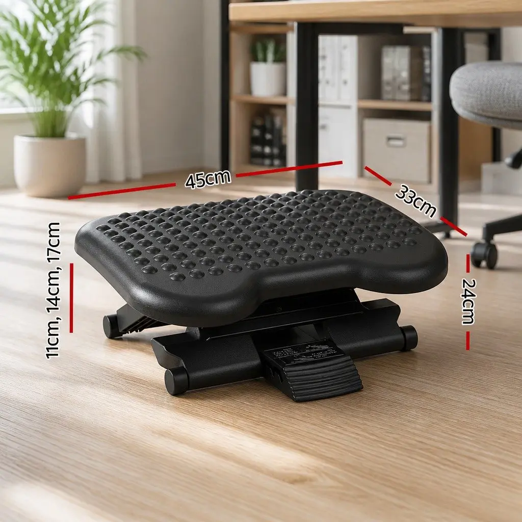 Adjustable Foot Rest Stool for Office Comfort